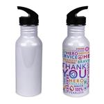 DX8274 The Handy 20 Oz. Stainless Steel Bottle With Full Color Custom Imprint